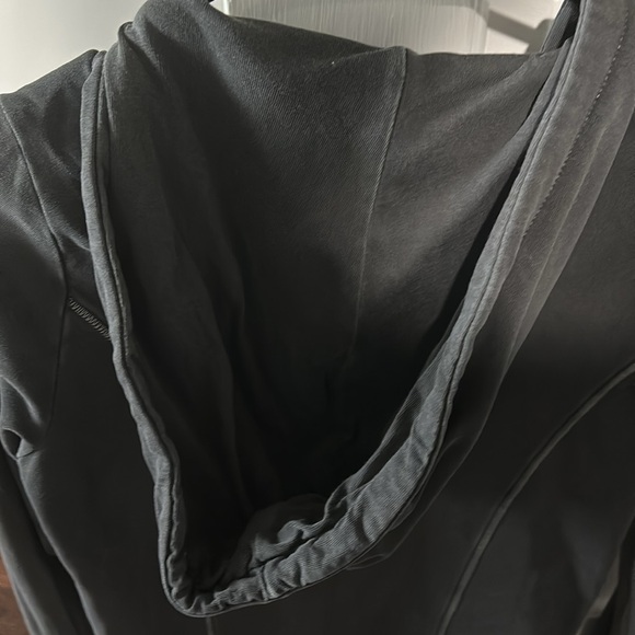 Lucky Brand Gray Hooded Sweatshirt Jacket- Size S- Great Condition - Picture 8 of 11